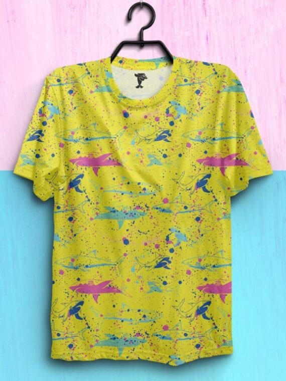 SHARK SPOTS PRINTED T-SHIRT