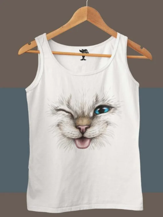 FUNNY CAT TANKTOP
