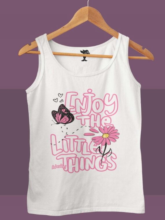 LITTLE THINGS WHITE TANKTOP