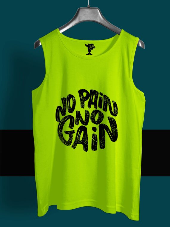 NO PAIN NO GAIN NEON COTTON SANDO