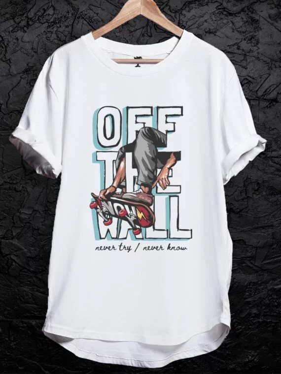 OFF THE WALL LONGLINE T-SHIRT