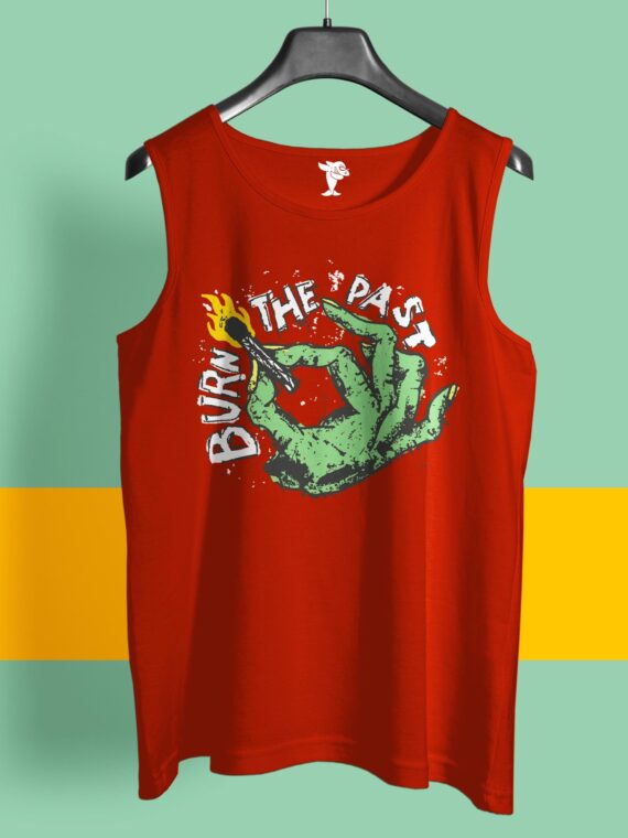 BURN THE PAST COTTON SANDO