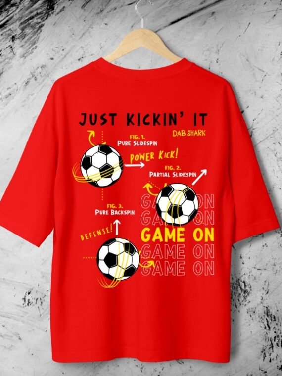 GAME ON OVERSIZED T-SHIRT
