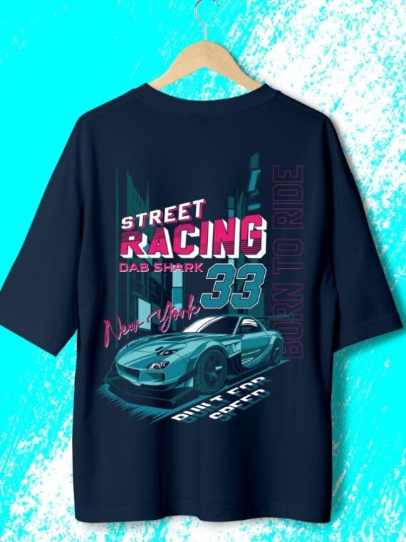 STREET RACING OVERSIZED T-SHIRT