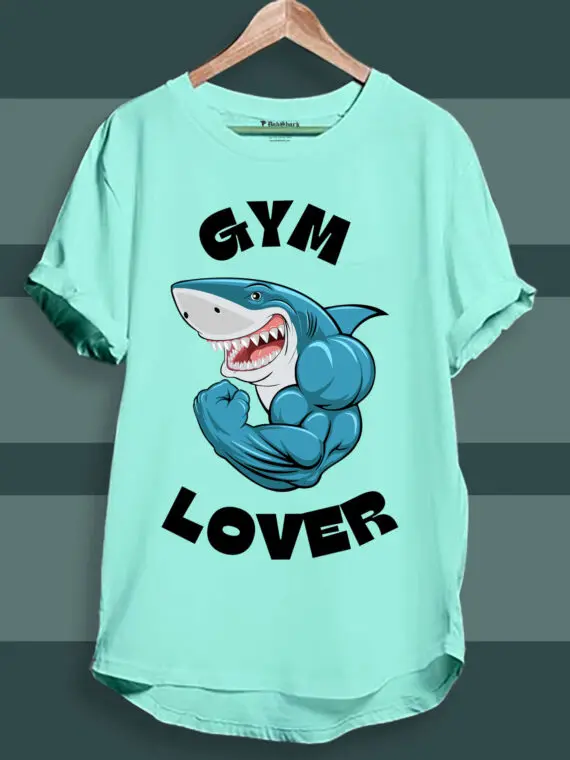 GYM LOVER LONGLINE T-SHIRT