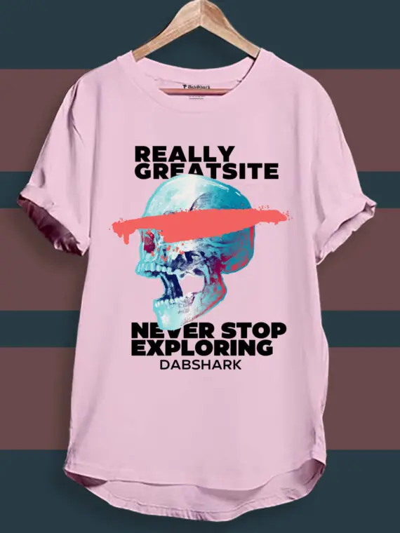 NEVER STOP EXPLORING LONGLINE T-SHIRT