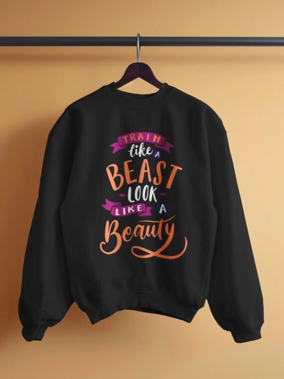 TRAIN LIKE BEAST–WOMEN SWEATSHIRT
