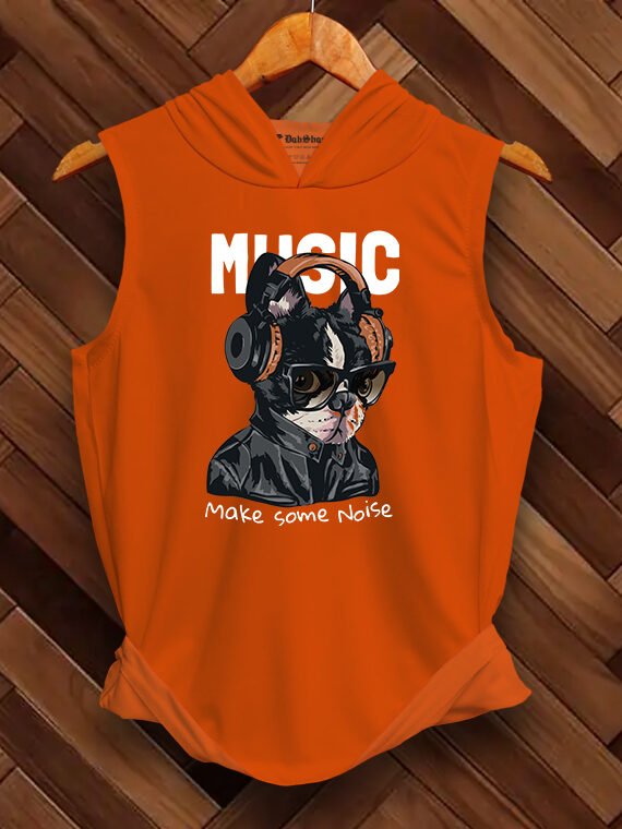 CHILLING PUG HOODIED SANDO